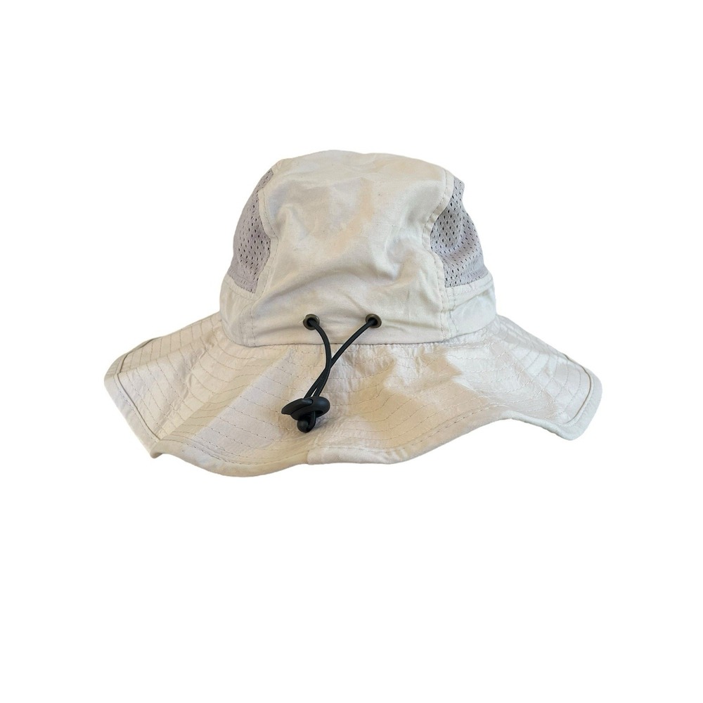Chicago Bulls Vented Tan Bucket Hat Ultra Game Official NBA Sun Hat Fishing - Picture 3 of 5